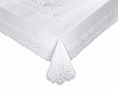картинка Скатерть в рулоне мод. CS-335 БЕЛАЯ 1,2*16м (10 шт. в рулоне 120*160 см) — Великий Путь