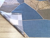 картинка Клеенка ПВХ столовая двухсторонняя Double Print 0,2*1,37*20м, ПВХ мод. ST5660-1/5074-5 — Великий Путь