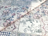 картинка Клеенка на тканевой основе с PU покрытием ШИК/ELEGANCE 1,37*20м, мод. PU-PLNT27801  — Великий Путь
