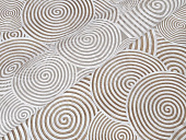 картинка Клеенка ПВХ без основы ажурная 1,37*20м, БЕЛЫЙ, мод. LS-W011 — Великий Путь