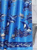 картинка Штора для ванной Лакрима полиэстер в ассортименте (12 колец) 48 шт ,170*180см — Великий Путь