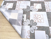 картинка Клеенка ПВХ столовая двухсторонняя Double Print 0,2*1,37*20м, ПВХ мод. ST5450-1/5074-5 — Великий Путь